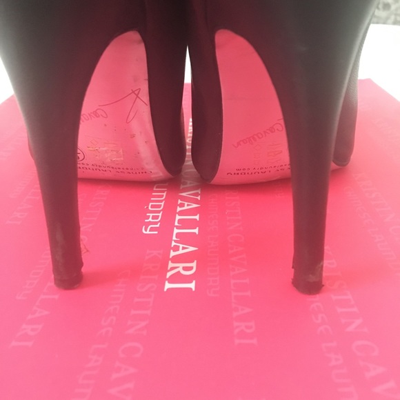 Kristen Cavallari Laney Sheep Nappa Black Bootie - Picture 5 of 5